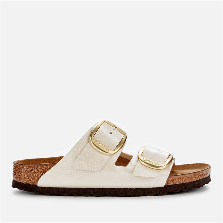 Birkenstock Women's Graceful Arizona Big Buckle Slim Fit Double Strap Sandals - Pearl White - EU 36/UK 3.5