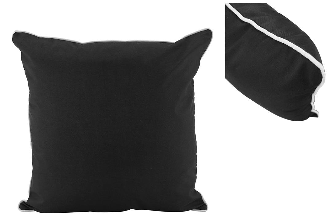 Black Basic Cushion 50x50cm