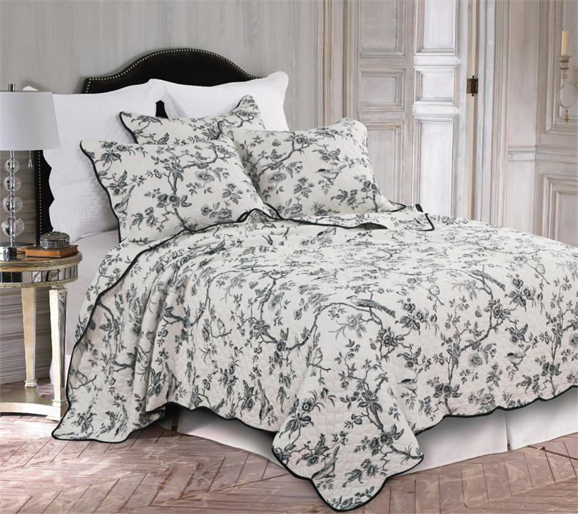 Black Forest  100% Cotton Coverlet King Single 195cm X 235cm