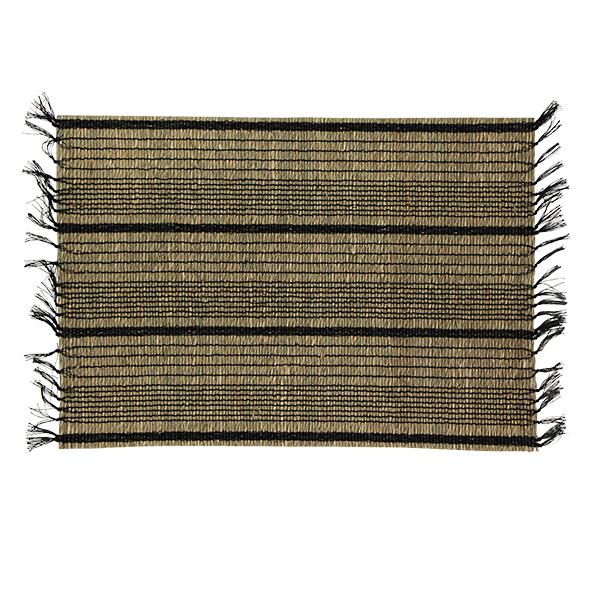 Black Rectangle Placemat