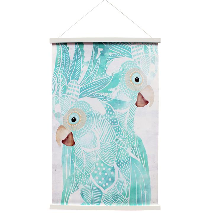 Boho Cockatoo Hang Print 70x110cm