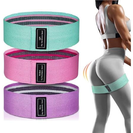 Booty Bands, Resistance Bands, 3 Levels Exercise Bands for Legs and Butt