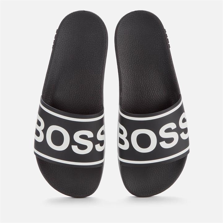 BOSS Business Men's Bay Slide Sandals - Black - UK 7