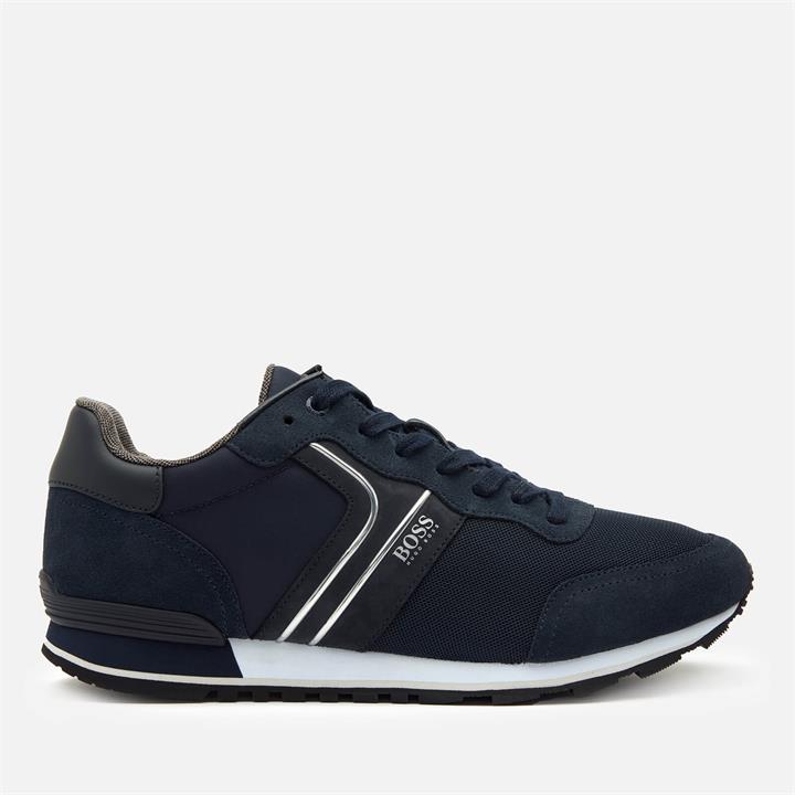 BOSS Business Men's Parkour Running Style Trainers - Dark Blue - UK 7