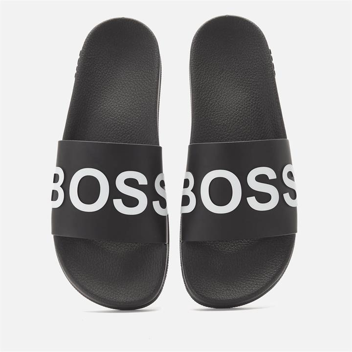 BOSS Men's Bay Slide Sandals - Black - UK 9