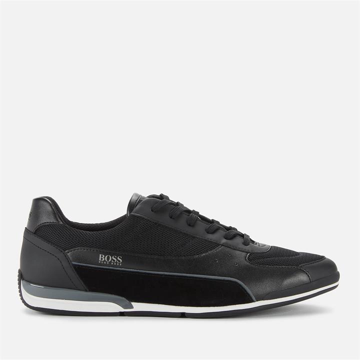 BOSS Men's Saturn Low Profile Trainers - Black - UK 7