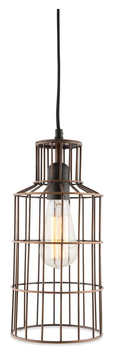 Bottle Galvanized Iron Wire Pendant Hanging Light
