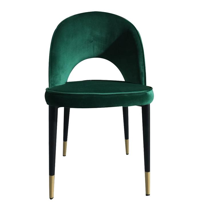 Bourdain Dining Chair Green Velvet  - Set of 2
