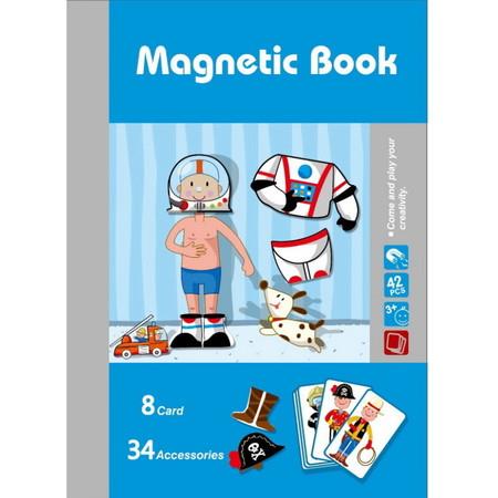 Boys Magnetic Puzzles Book Series Educational Toys Gift for Kids Age3+