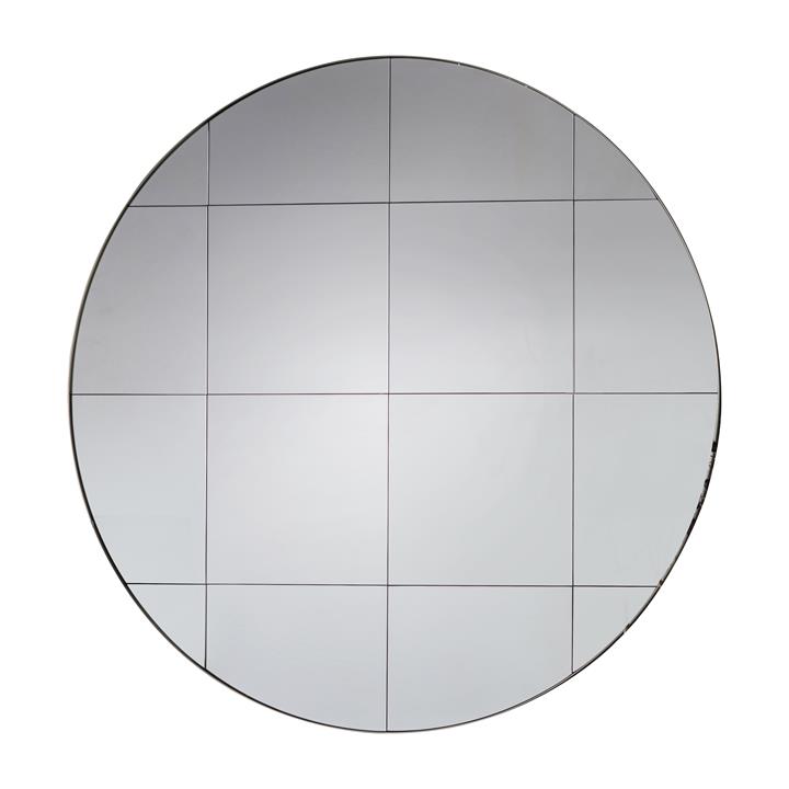 Braden Round Mirror Silver