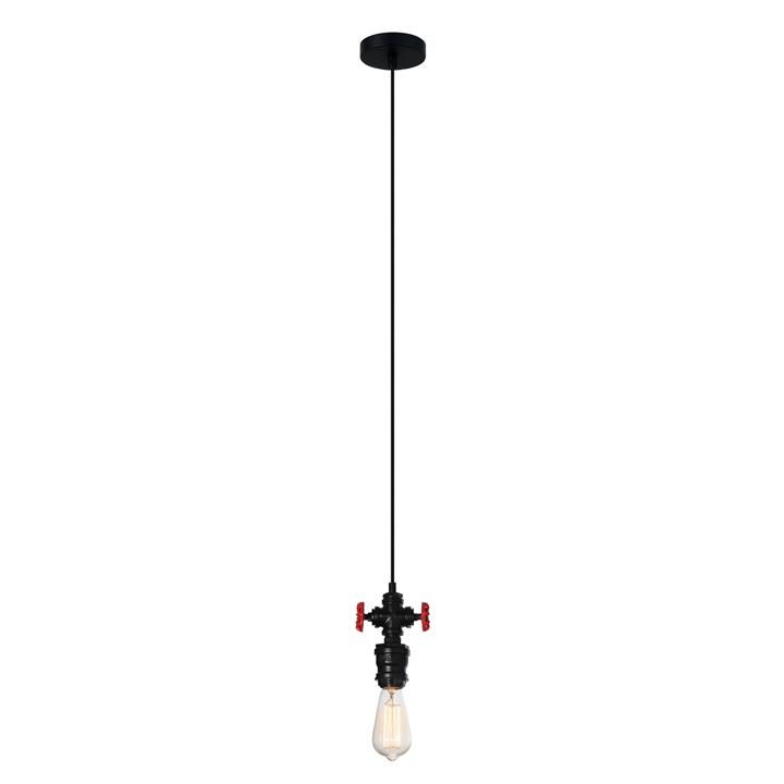 Bradway Single Pendant Suspension Black