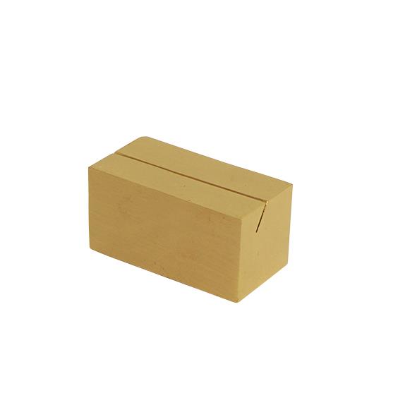 Brass Card Holder Rectangle