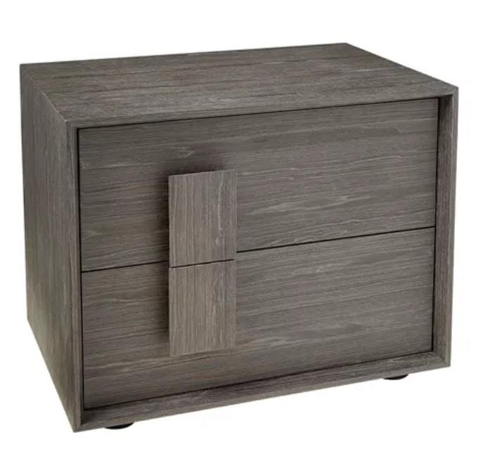 Bray Smoked Oak Bedside-Left Handle
