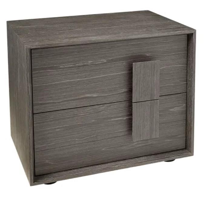 Bray Smoked Oak Bedside-Right Handle