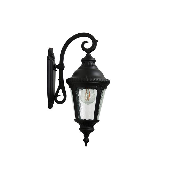 Bristol Outdoor Wall Light Down Black