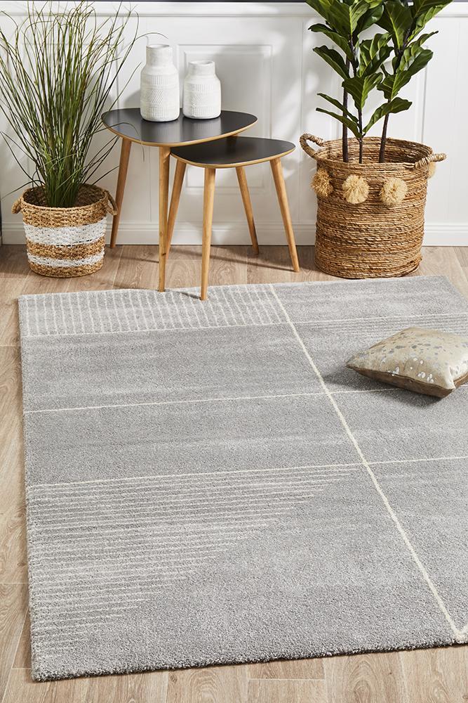 Broadway Florence Modern Silver Rug - 230X160