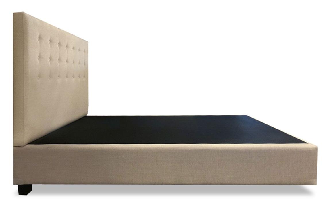 Bronte bedhead with omni floating base