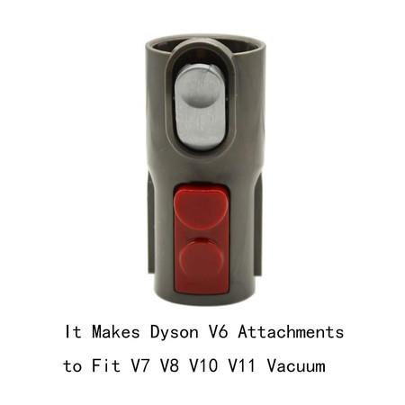 Brush Adapter Converter for Dyson V7 V8 V10   Cordless Vacuum Cleaner Use Older Tools attachments(ONLY Fit for Non-Motorized Attachment)