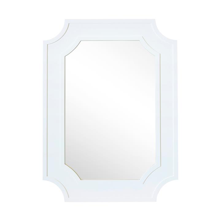 Bungalow Wall Mirror - White