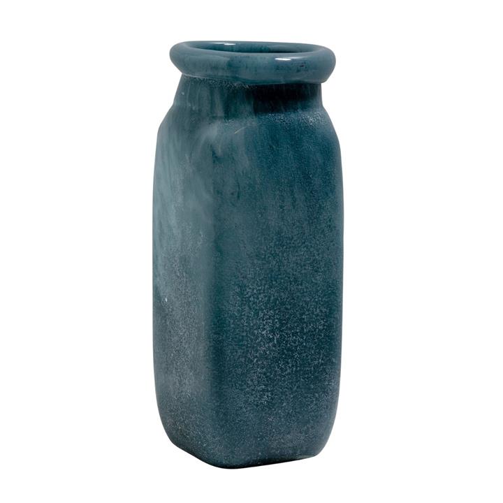 Byron Glass Vase - Denim Tall