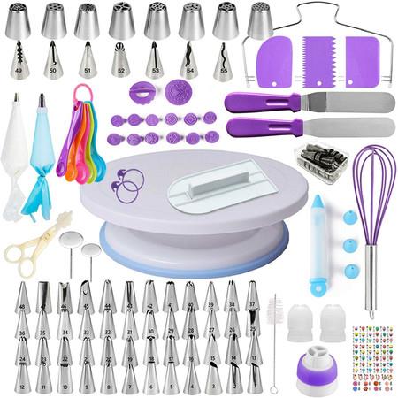 Cake Decorating Tools Kit, Baking Supplies for Beginners, Baking Pastry Tools,  137 PCS