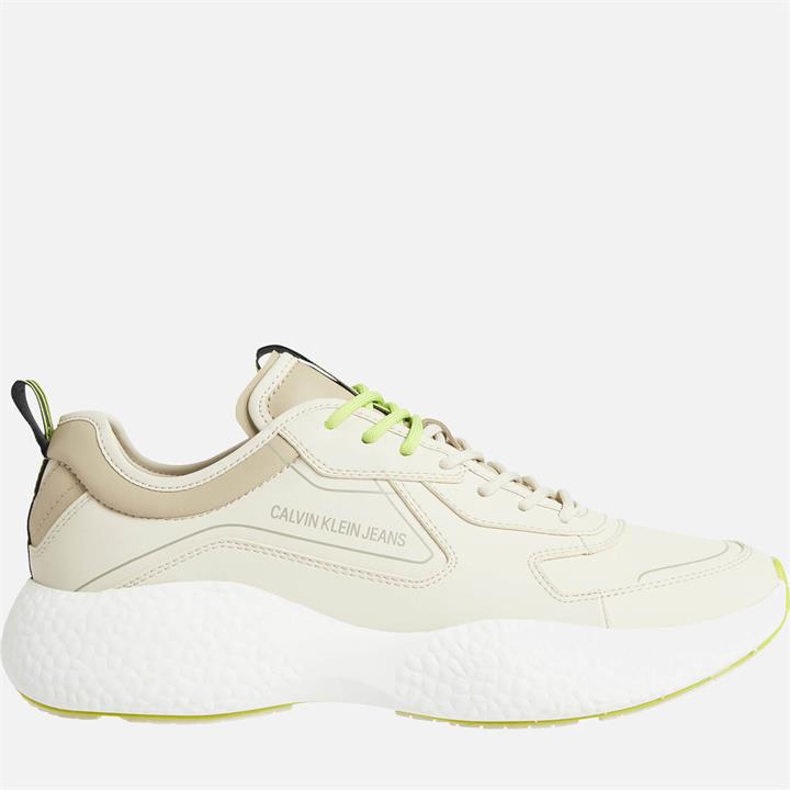 Calvin Klein Jeans Men's Sporty Running Style Trainers - Muslin - UK 7