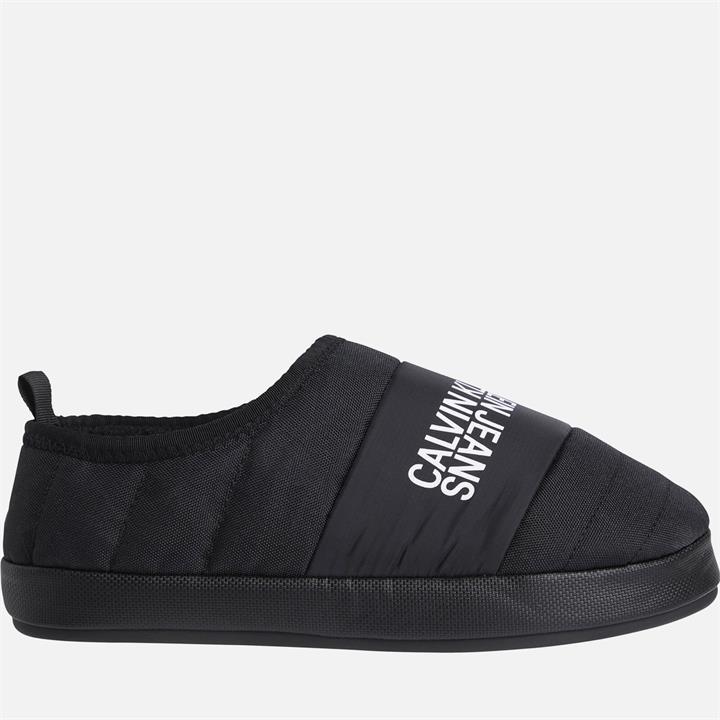 Calvin Klein Jeans Men's Warm Lined Sustainable Slippers - Black - UK 10