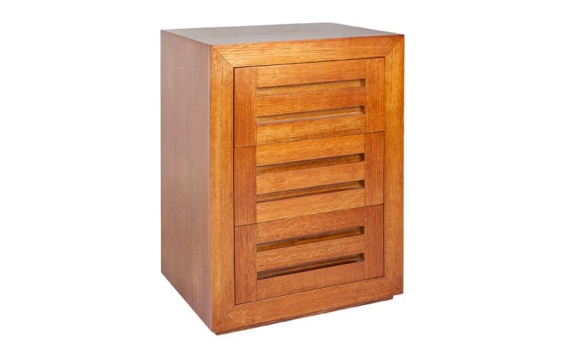 Cambridge custom 3 drawer timber bedside table