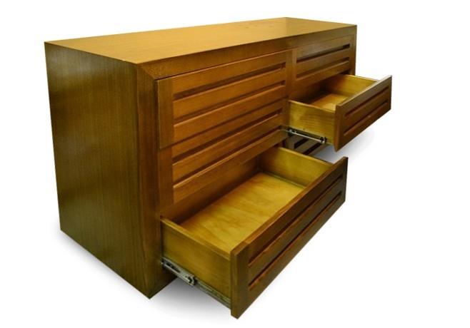 Cambridge custom 6 drawer timber dresser