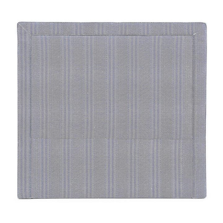 Candace Queen Bedhead - Chevron Blue Linen