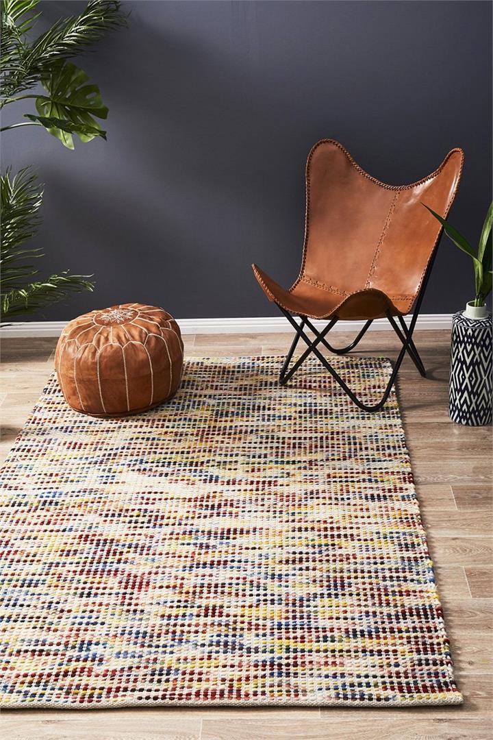 Carlos Felted Wool Rug Multi Natural 400X300cm