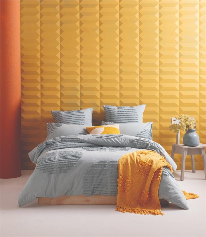 Carlton Throw  - Mustard Rectangle