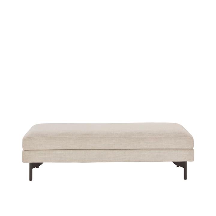 Carson Ottoman In Cream Weave