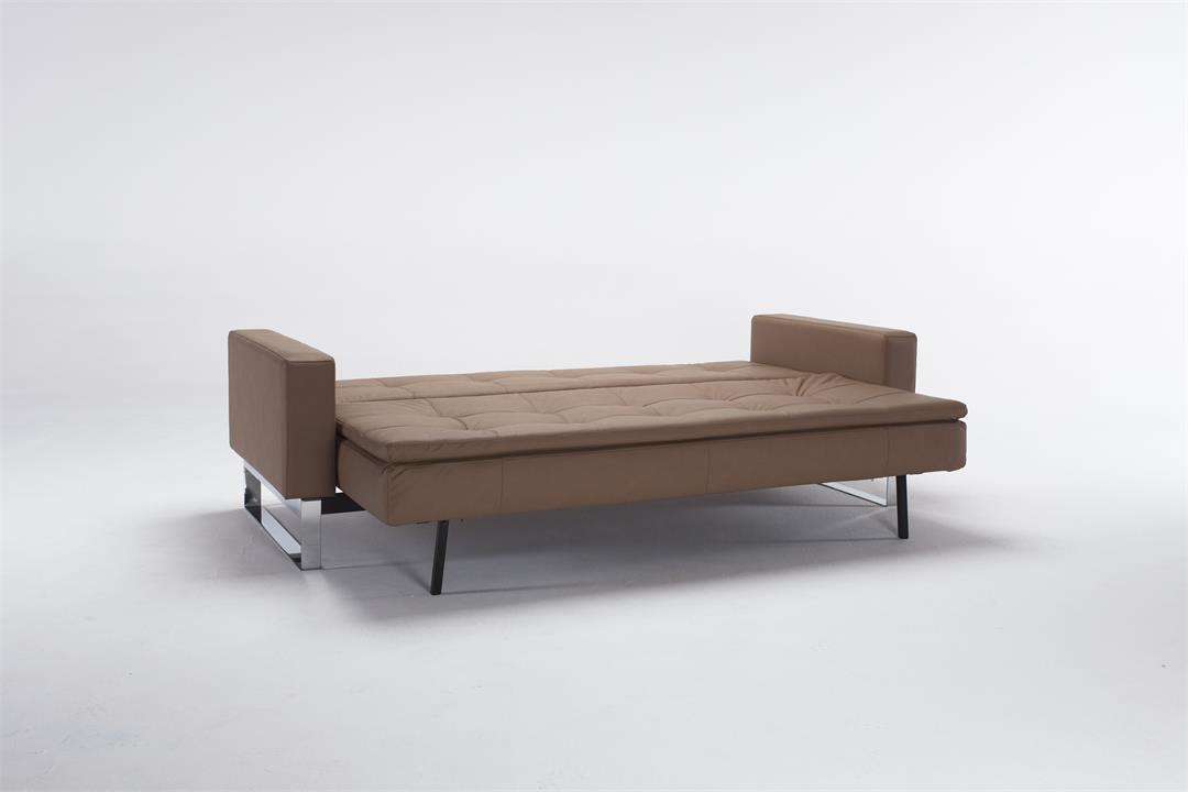 Cassius deluxe dual double sofa bed with chrome legs - innovation living