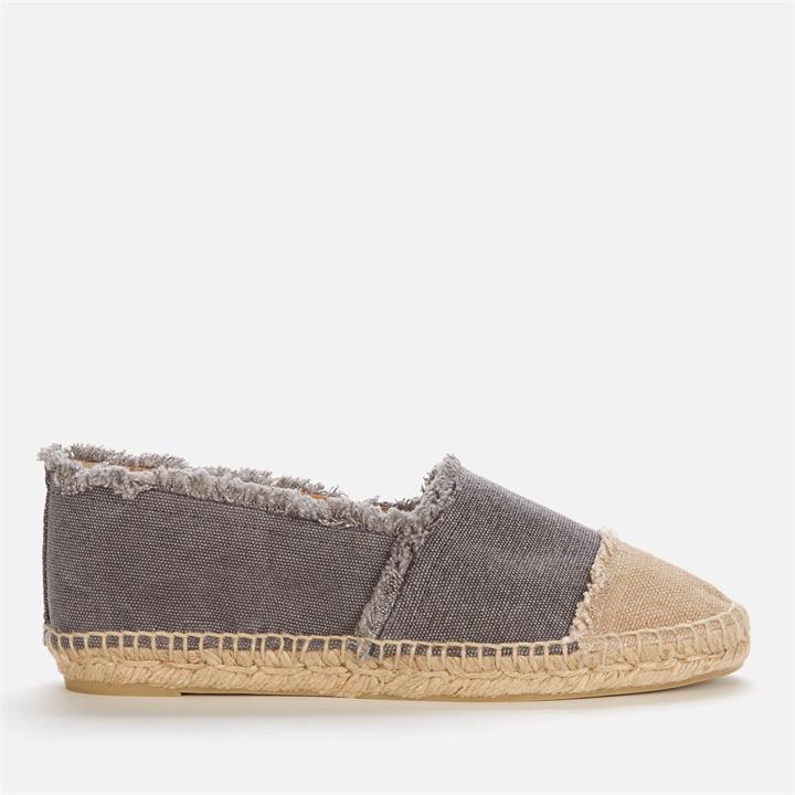Castañer Women's Kampala Canvas Espadrilles - Charcoal - UK 6