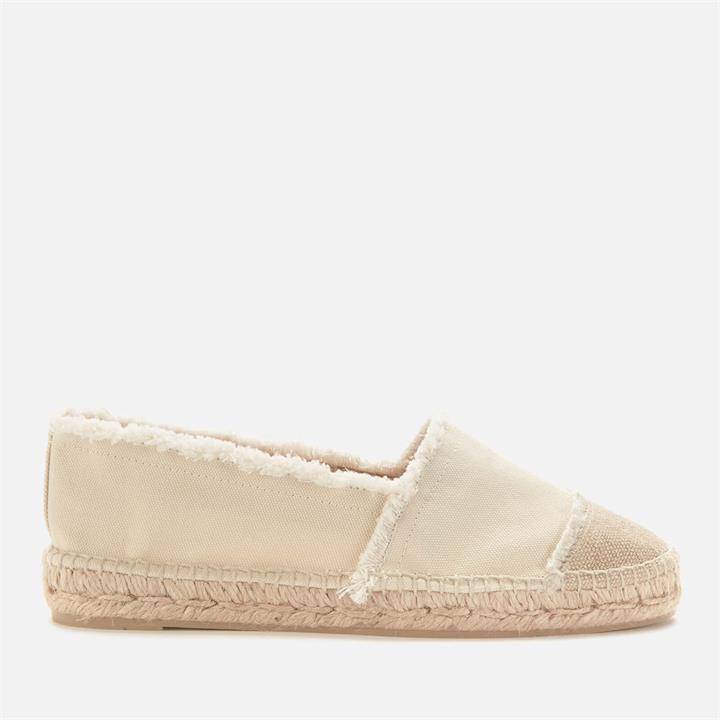 Castañer Women's Kampala Flat Espadrilles - Ivory - UK 4
