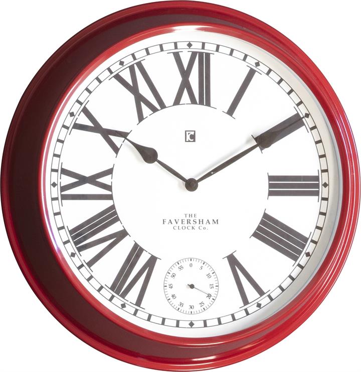 Causer Clock Red