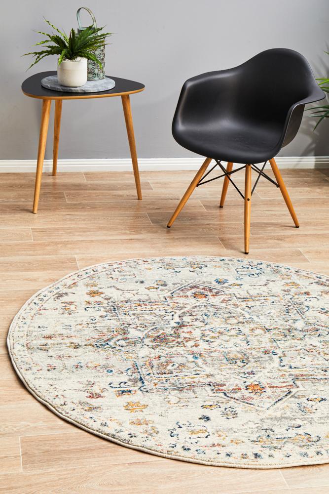 Century 911 Silver Round Rug 200X200CM