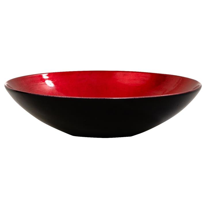 Ceramic Lacquer Bowl - Red