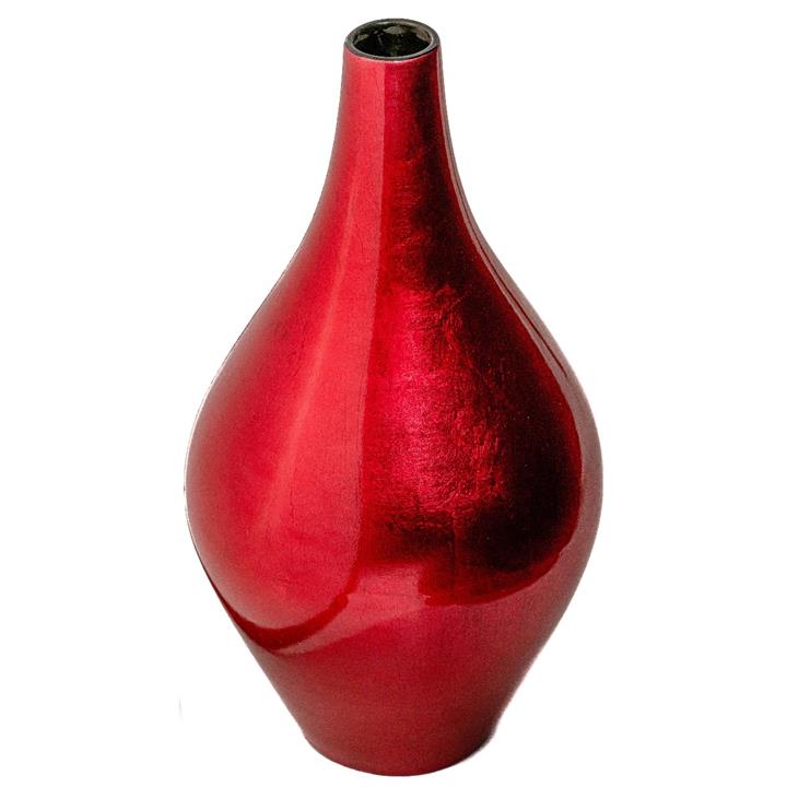 Ceramic Lacquer Medium Vase - Red