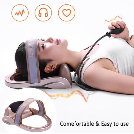 Cervical Massage Instrument Multifunctional Remote Control Home Head and Neck Hot Compress Kneading Physiotherapy Neck Pillow