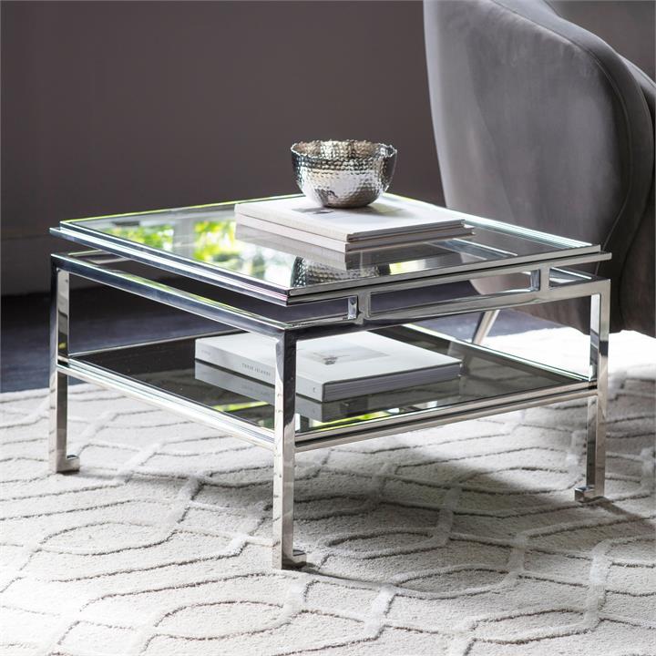Chaeli Side Table Silver