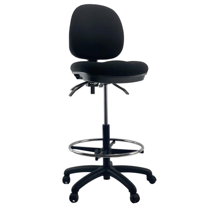 CHARLES Medium Back Wide Seat Drafting Office Chair