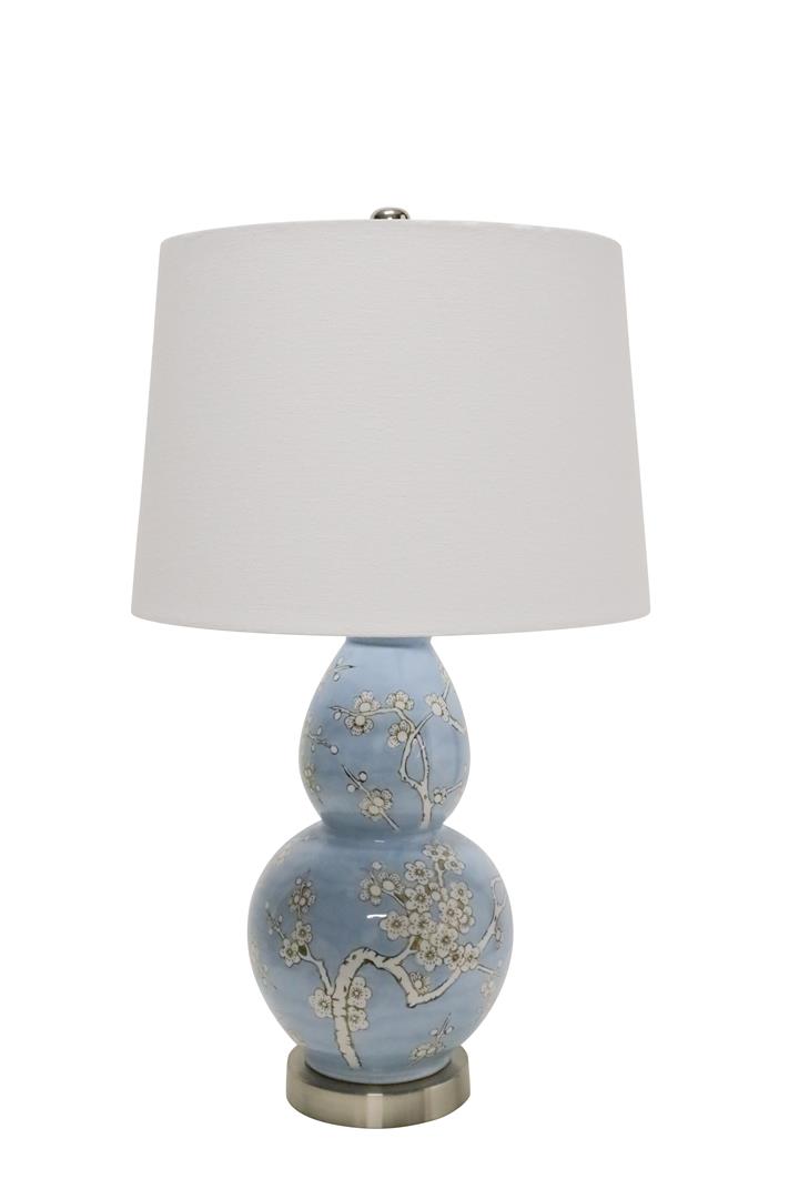 Cherry Blossom Table Lamp - Light Blue