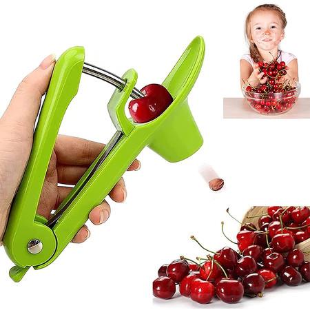 Cherry Chopping Tool, Cherry Pitting Remover with Space Saving Lock Design, Cherry Chopping Tool for Cherry Jam
