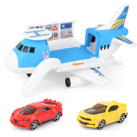 Children's Early Education Puzzle Toy Plane Model DIY Assemble Inertial Transport Toy Car For Kids