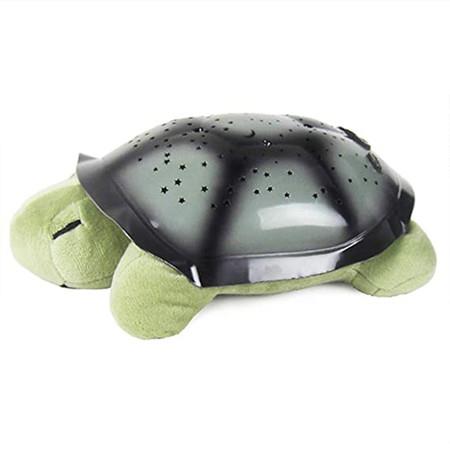 Children's Plush Turtle Projection Lamp Music Star Projection Lamp Sleeping Light Toy Night Lamp