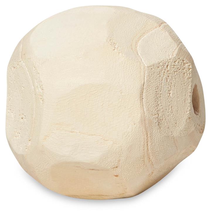 Chimahi Paulownia Wood Ball Large - Bleached