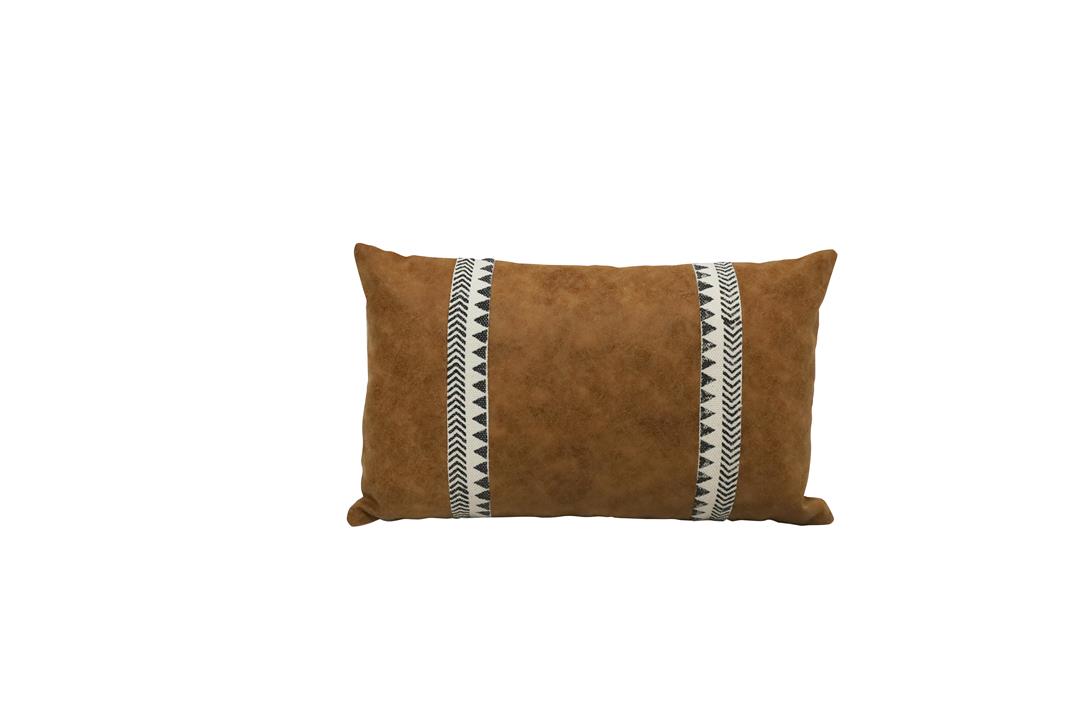 Christo Suede & Cotton Cushion Rectangle