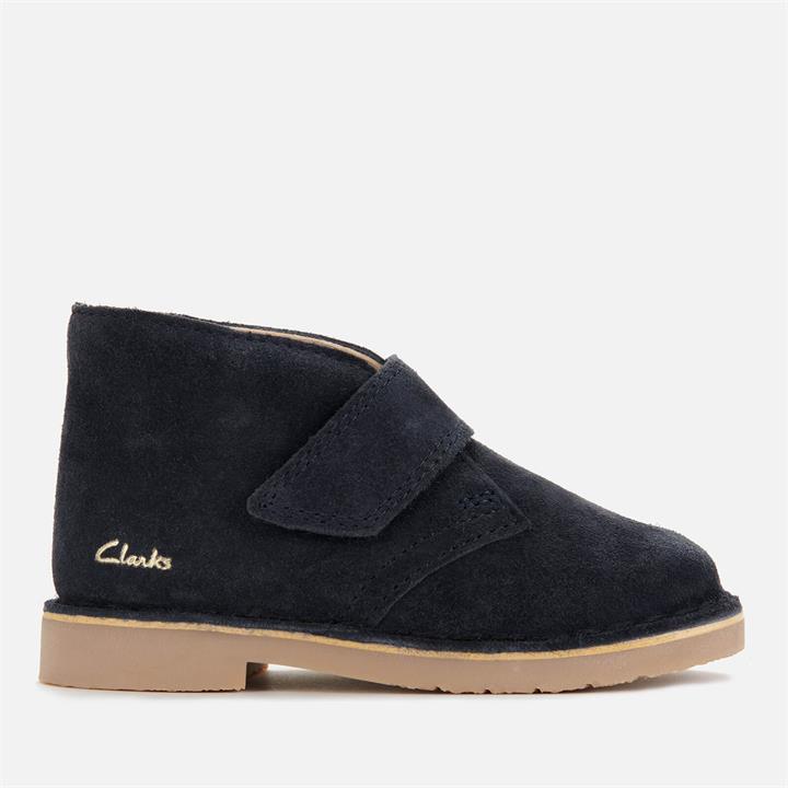 Clarks Baby Desert Boots - Navy Suede - UK 6 Toddler
